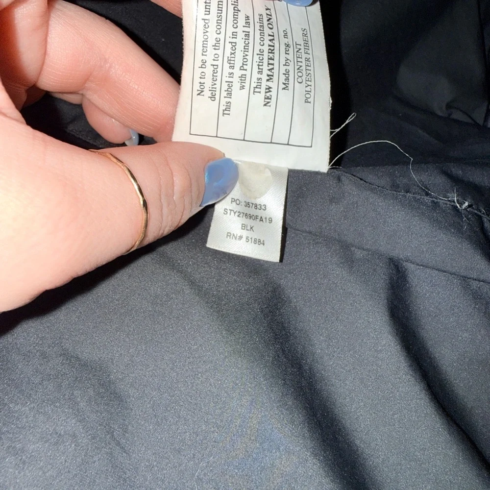 Patagonia Black RADALIE INSULATED PARKA jacket coat medium - Picture 7 of 8